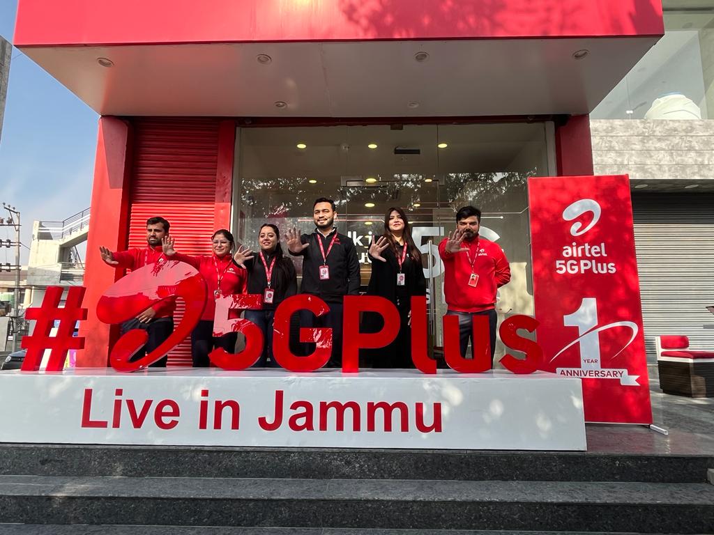 Bharti Airtel celebrates 1st year of 5G connectivity in Jammu