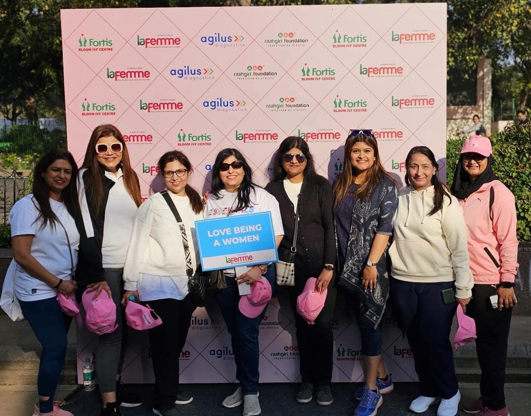 Fortis La Femme Delhi organised an Inspiring Walk with Rahgiri.