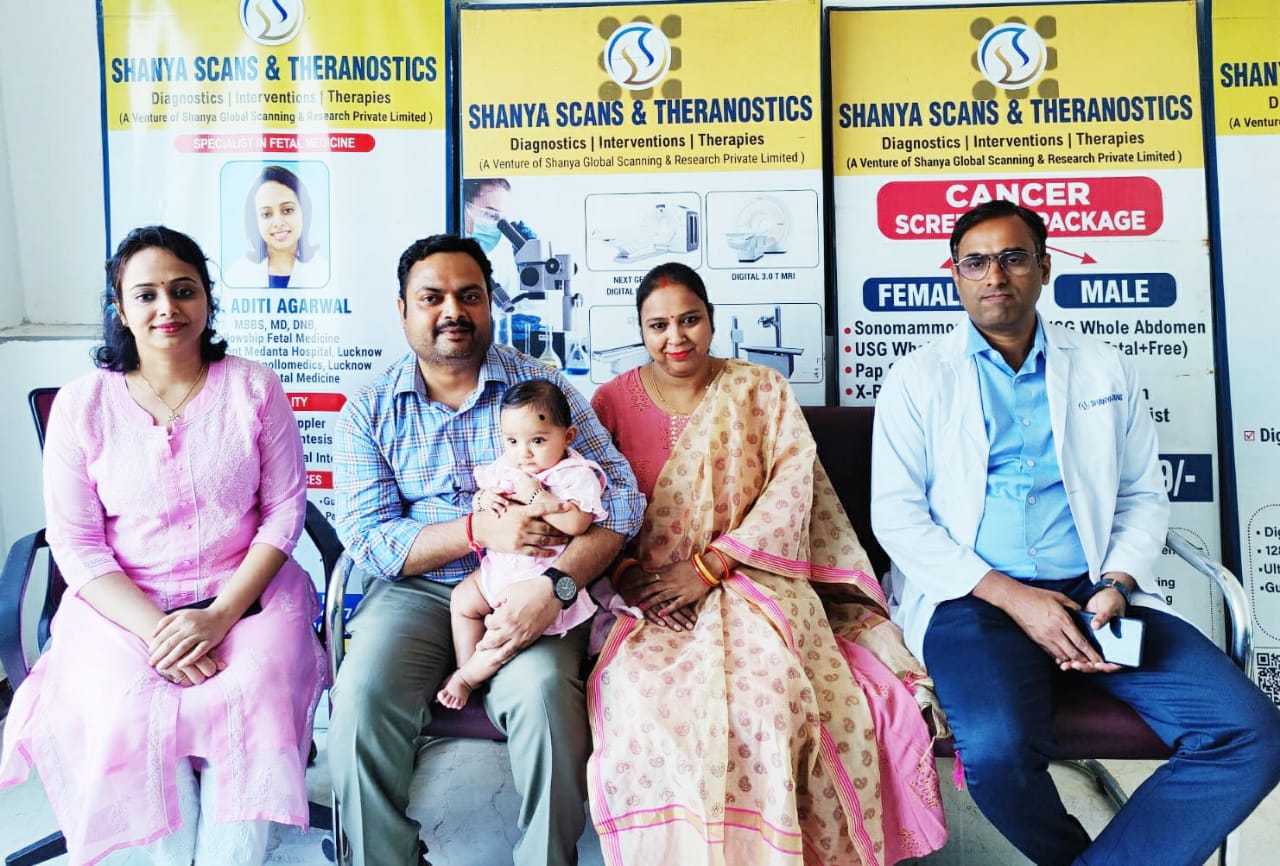 In a complex case of monochorionic twin pregnancy, doctors at Shanya Scans and Theranostics successfully reduced one fetus with acrania using laser technique, enabling the birth of the healthy baby.