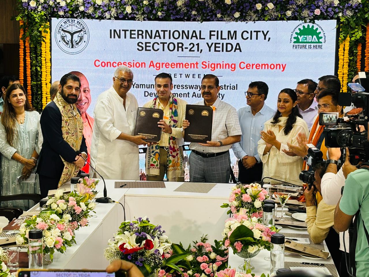 Bhutani Group and Bayview Projects Officially Awarded Construction and Management of International Film City is situated at Sector-21, Yamuna Expressway Industrial Development Area (Phase-1)