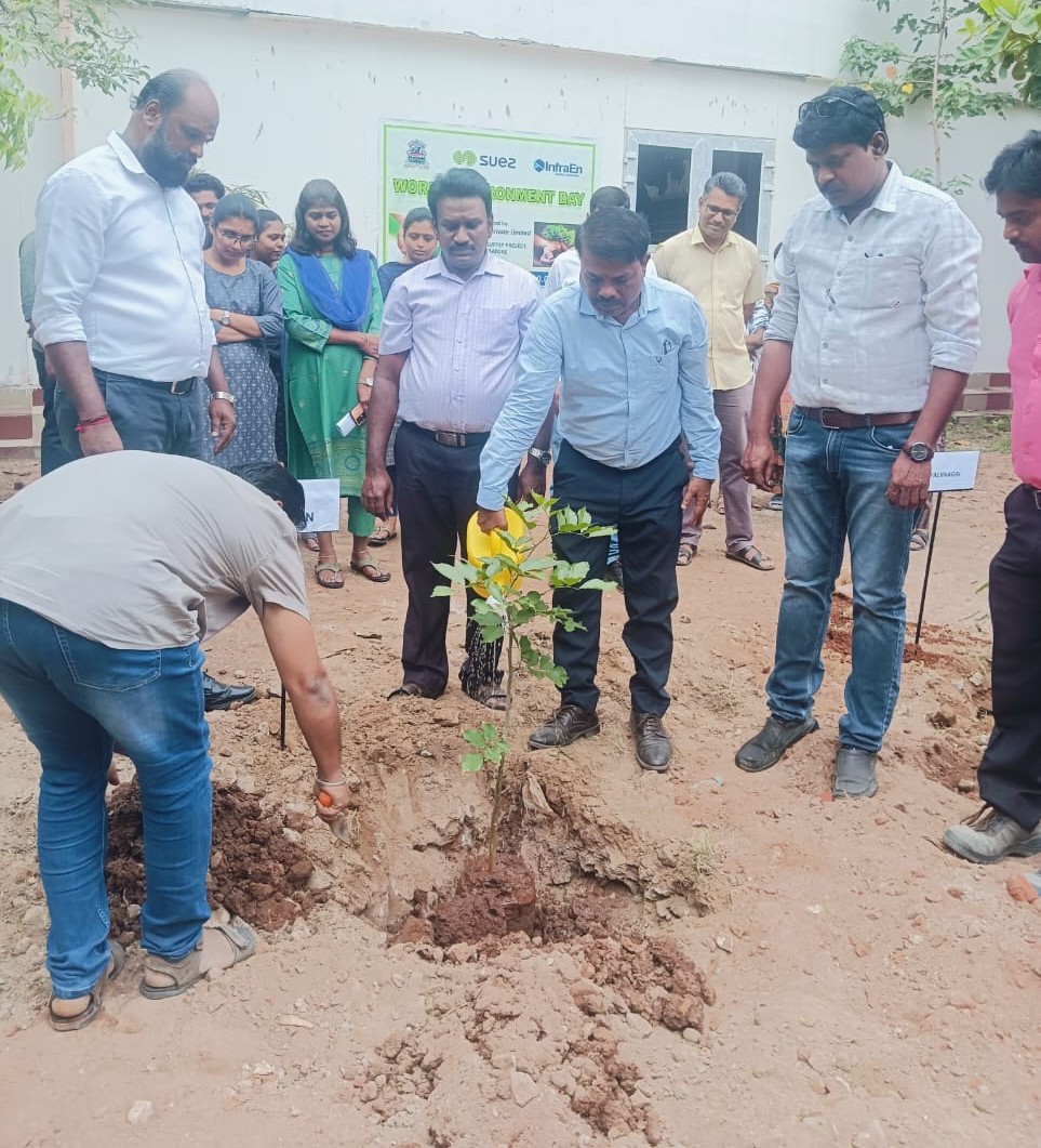 SUEZ Organizes Tree Plantation Drive on World Environment Day at Coimbatore