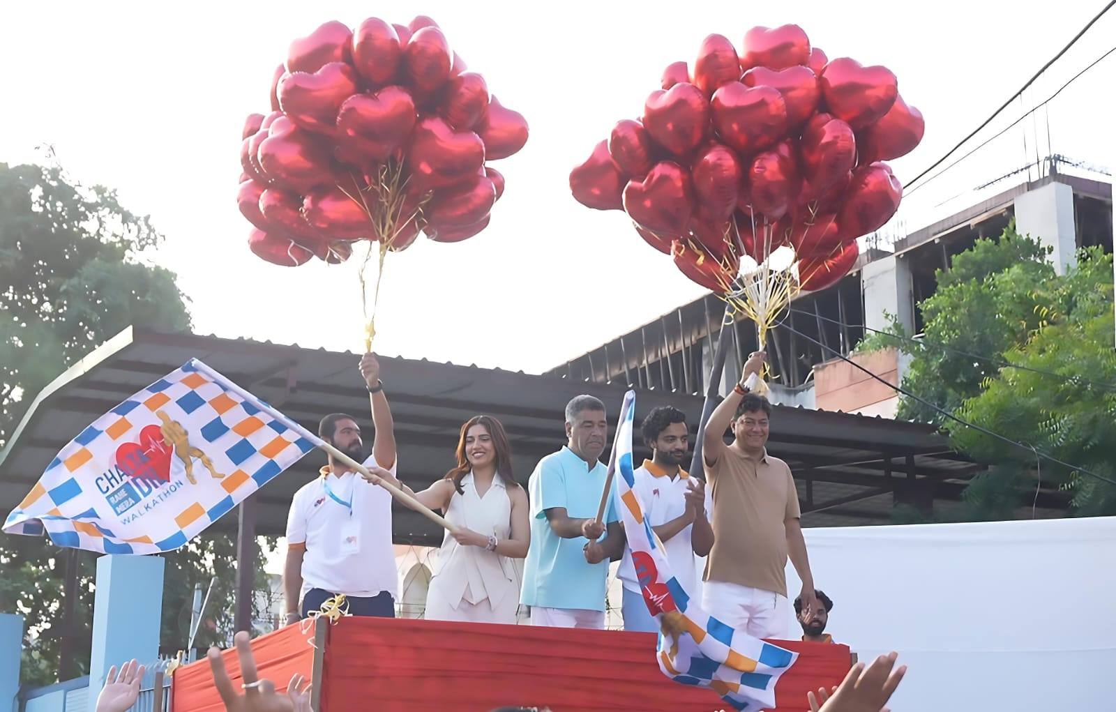 Yatharth Hospital, Model Town, Delhi Celebrates World Heart Day with Walkathon, Bhumi Pednekar Flags Off Event