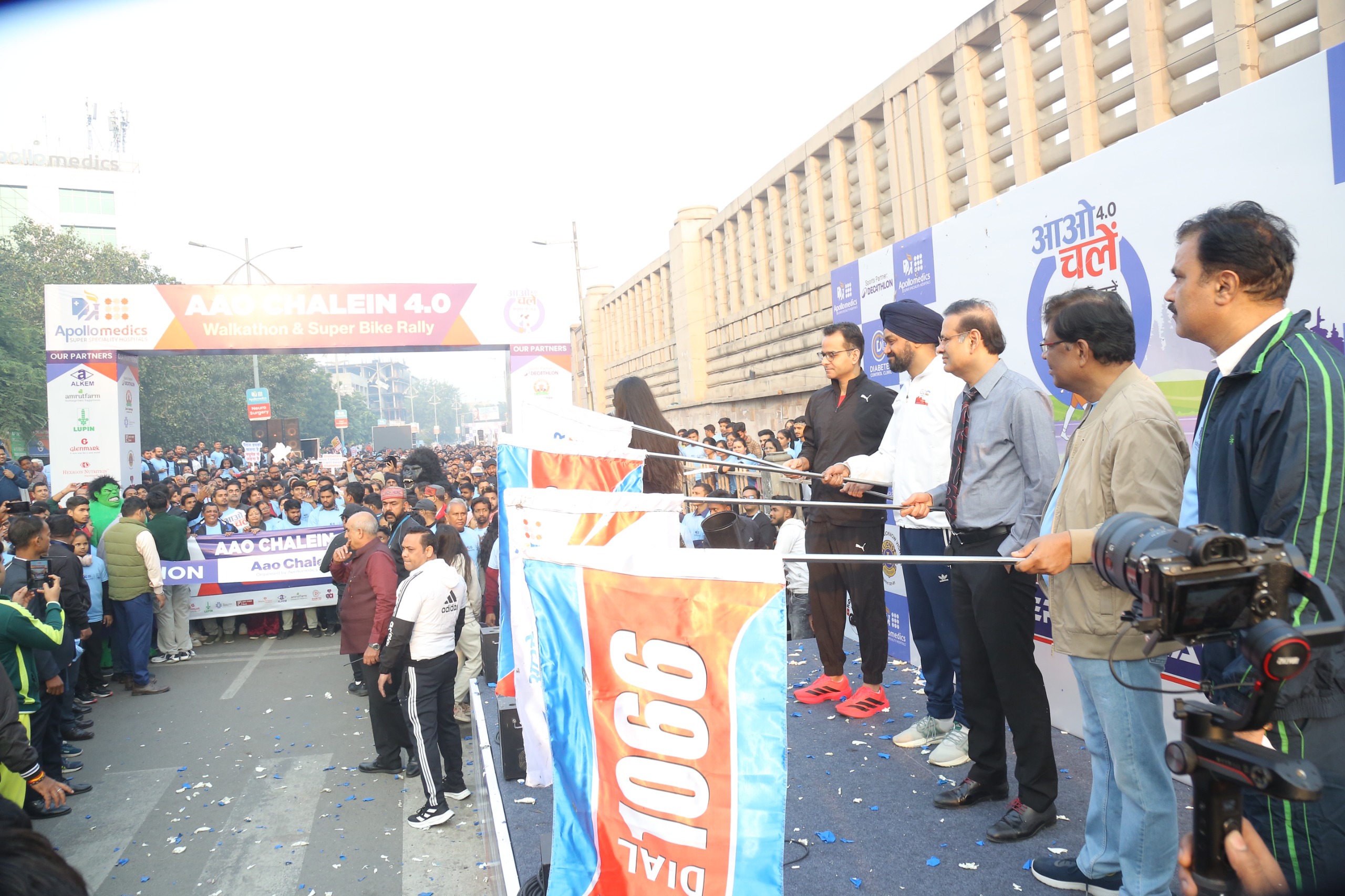 Aao Chalein 4.0: A Massive Crowd Turns Up for Lucknow’s Biggest Health Walk, ApolloMedics Spreads the Message of Fighting Diabetes