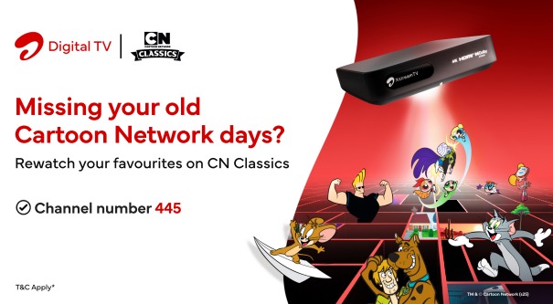 Airtel Expands Entertainment Offerings with Exclusive Launch of Airtel Cartoon Network Classics