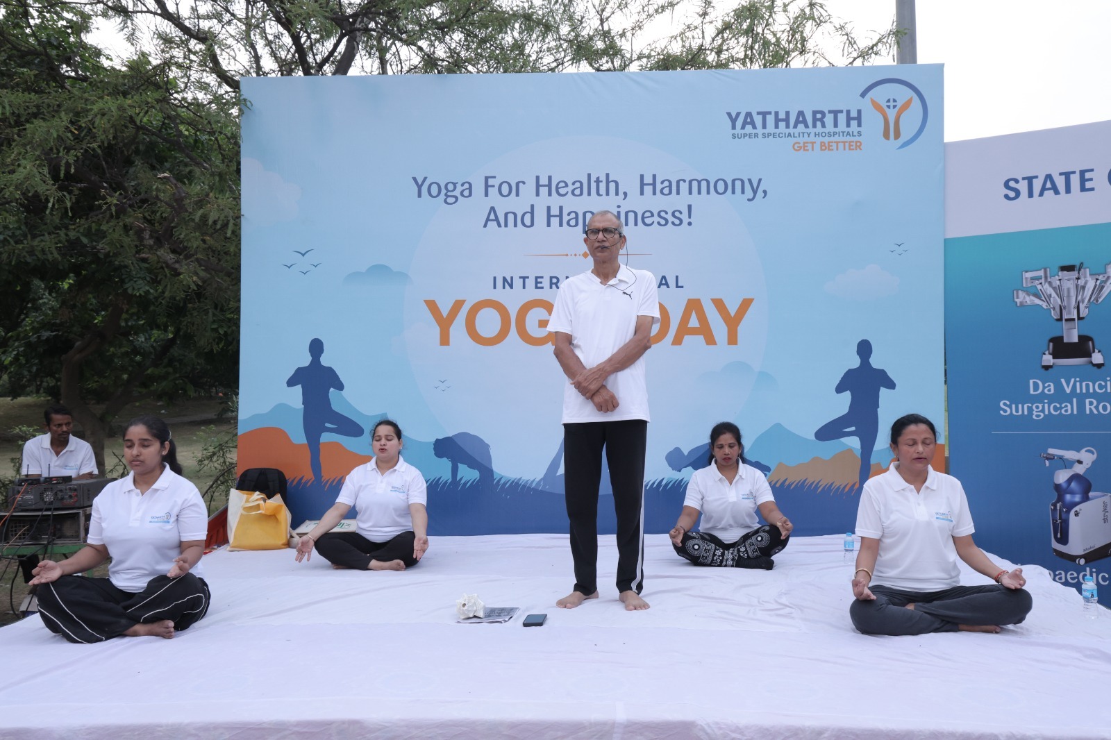 Yatharth Super Speciality Hospital Noida Extension Promotes Healthy Living on International Yoga Day